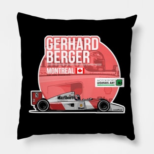 Gerhard Berger 1992 Montreal Pillow