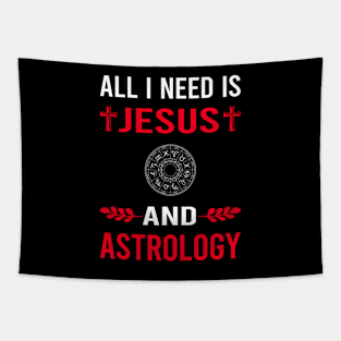 I Need Jesus And Astrology Astrologer Tapestry