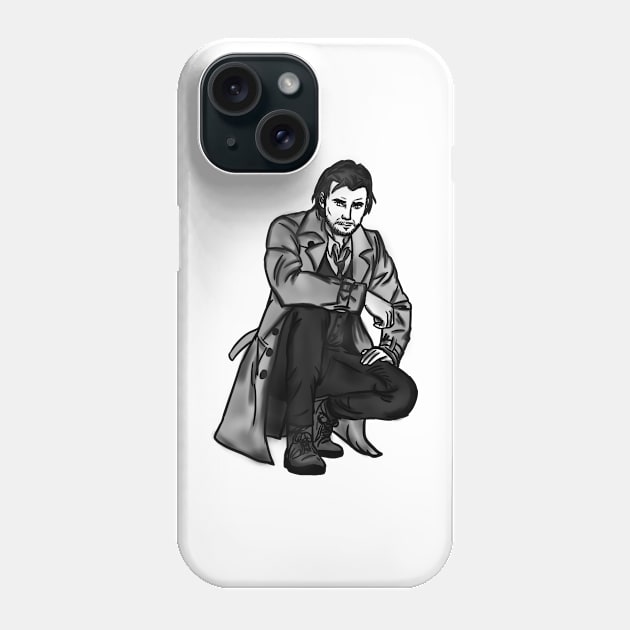 Inktober - day 27 COAT Phone Case by EmmeGray