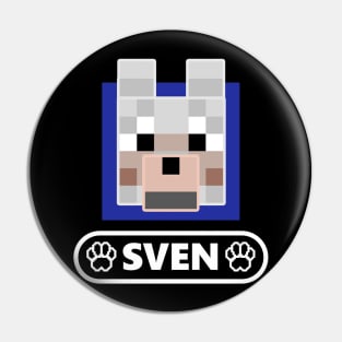 Sven Good Boy White Pin