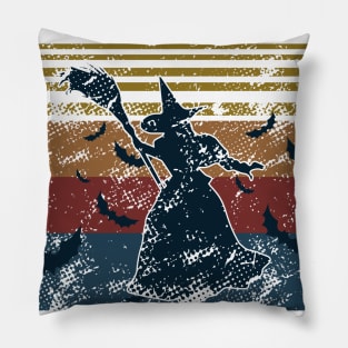 Assuming I'm Just An Old Lady Witch Was Your First Mistake Vintage Retro Gift Pillow