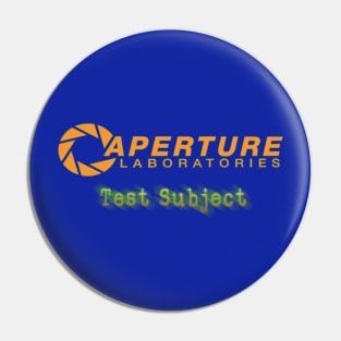 Portal Test Subject Survivor Pin