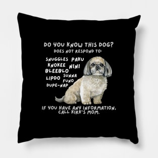 Leftover dog - Krik - fundraiser Pillow