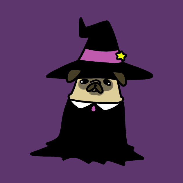 Witch Pug by saradaboru