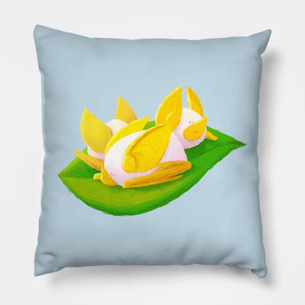 Honduran white bat Pillow by PaulaBS