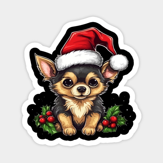 Chihuahua Christmas Magnet by JH Mart