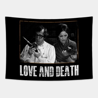 Woody Allen Classics and Death Apparel Tapestry