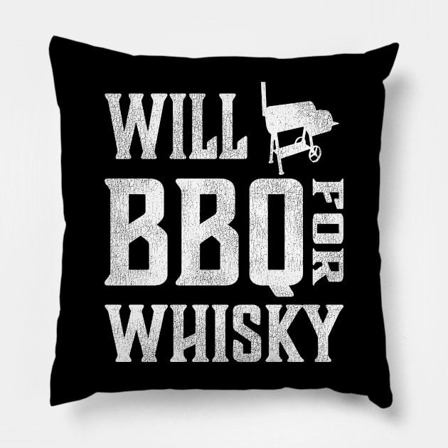 Will BBQ for Whisky - or maybe Beer, but definitely Whisky on the Rocks Pillow by Jas-Kei Designs