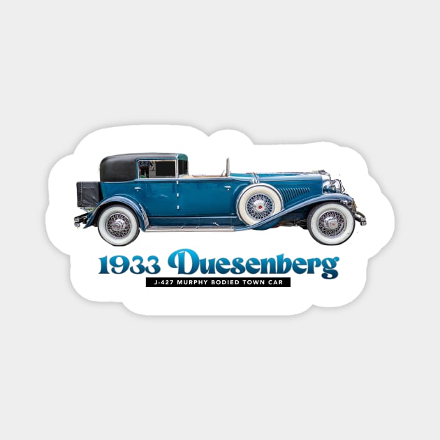 1933 Duesenberg J-427 Murphy Bodied Town Car Magnet by Gestalt Imagery