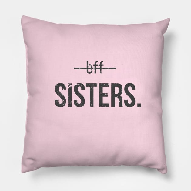 BFF Sisters Pillow by hoopoe