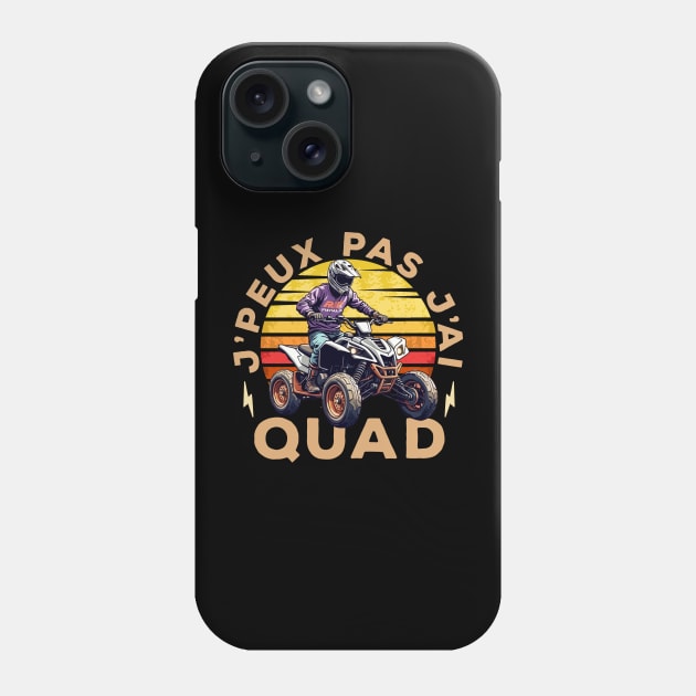 Je PEux Pas J'ai Quad Phone Case by Rebrand