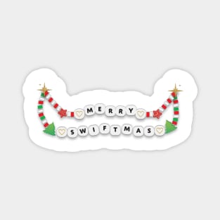 Merry Swiftmas Friendship Bracelet Magnet