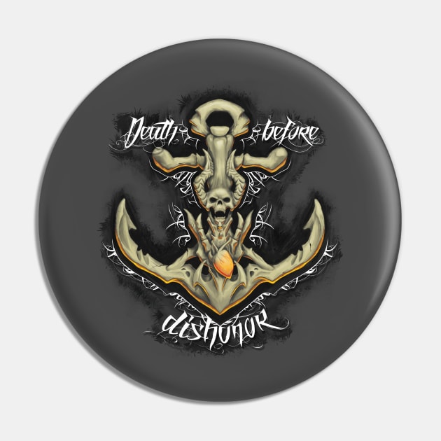 Death Before Dishonor Pin by Maindrid