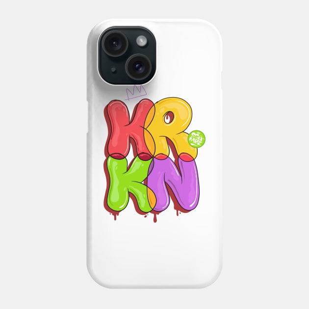 THE KRAKEN POPPY MULTI-COLOR BALLOONS (krkn) Phone Case by NEXT OF KING