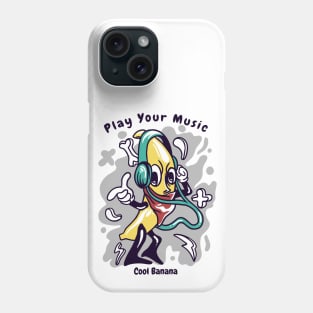 Play your music cool banana Phone Case