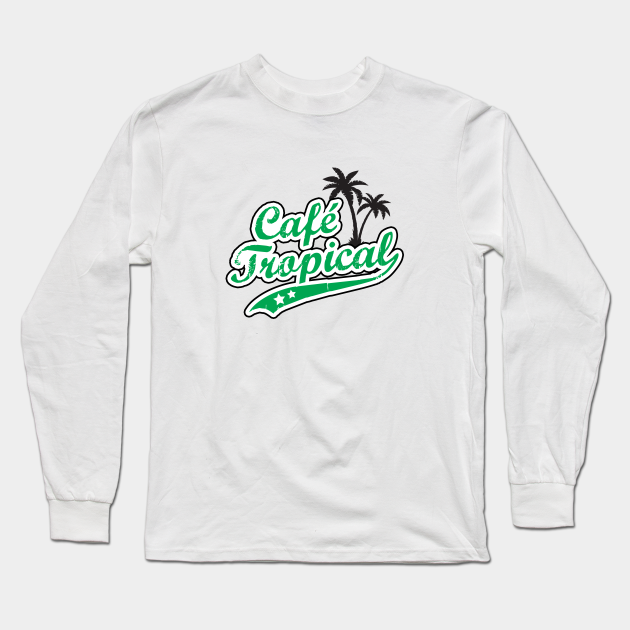 cafe tropical baseball tee