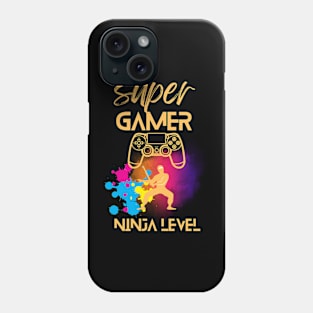 Super Gamer Ninja Game Over Gamer Gift Phone Case