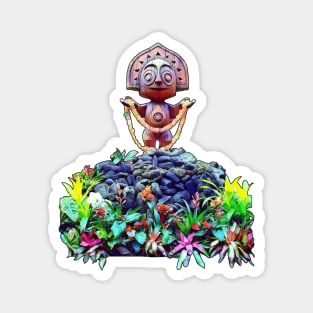 Polynesian Tiki Maui Magnet