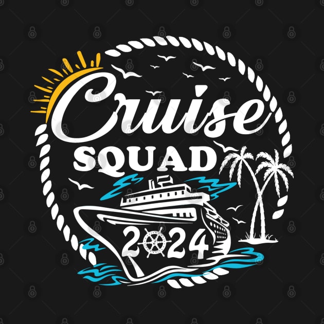 Cruise Squad 2024 Summer Vacation Matching Family Group by The Design Catalyst