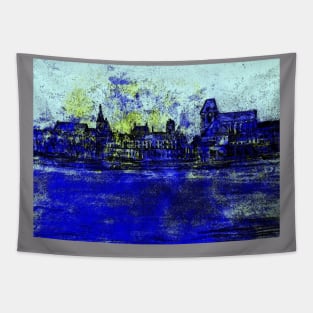 Blue City Tapestry