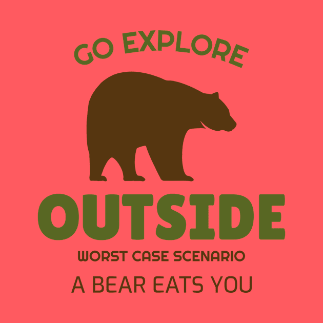 Go Explorer, Worst Case Scenario A Bear Eats You by Mediocre Adventurer