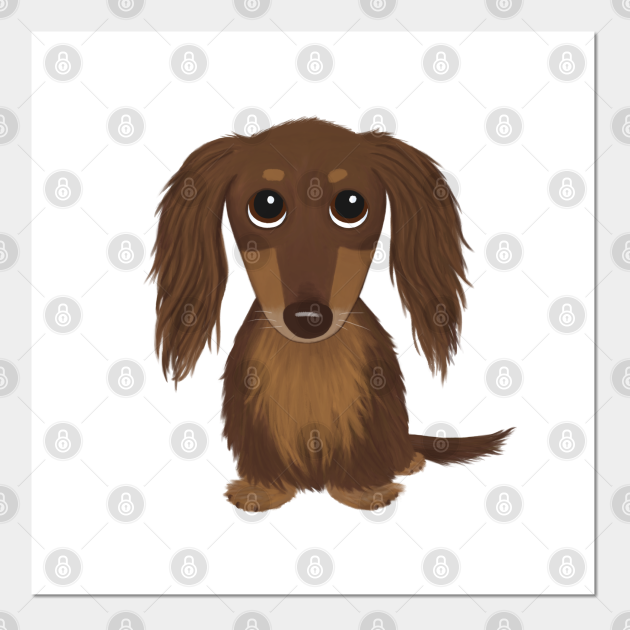 chocolate weiner dog