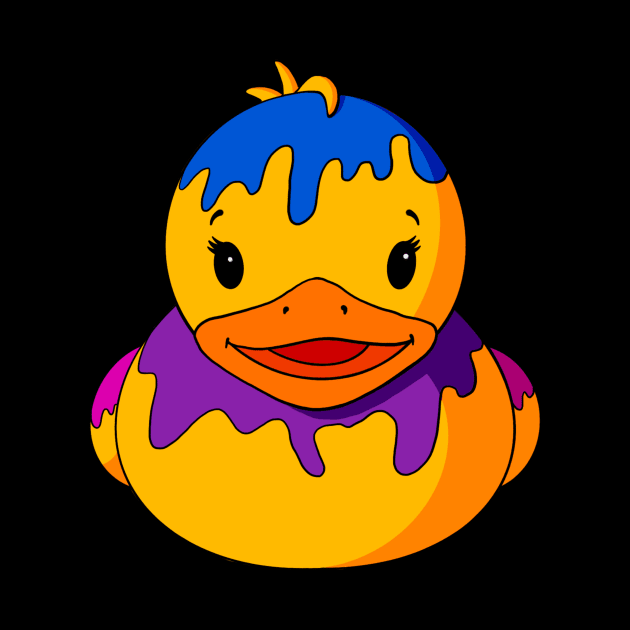 Messy Rubber Duck by Alisha Ober Designs