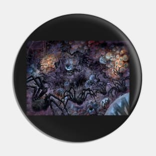 Swarm of Spiders Pin