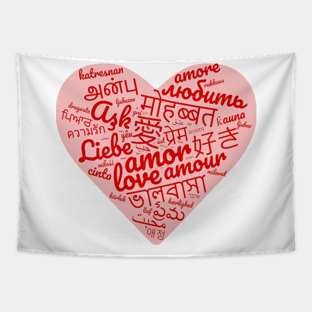 Love languages Tapestry by EagleFlyFree