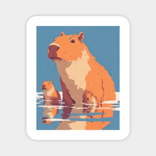 Cute Capybara Magnet