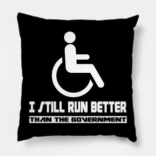 Wheelchair Disability Gift Funny Handicap Pillow