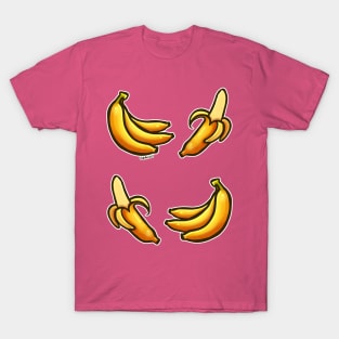 Let's Go Bananas Cool Thug Banana with Sunglasses Fruits T-Shirt 