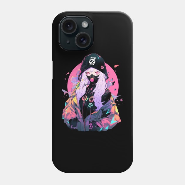 Shinjuku Anime Girl Phone Case by MikeyMeta