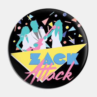 Zack Attack (for dark colored clothing) Pin