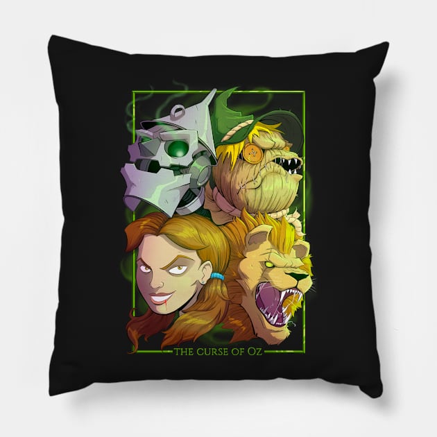 The curse of Oz Pillow by LeandroCruz