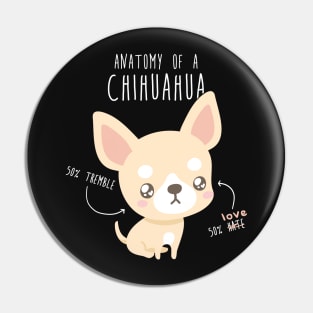 Chiahuahua Anatomy Pin