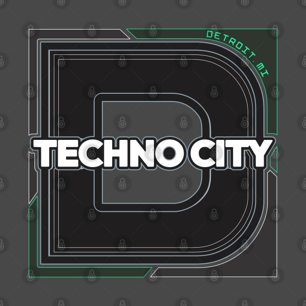 Detroit Techno City by Blasé Splee Design : Detroit