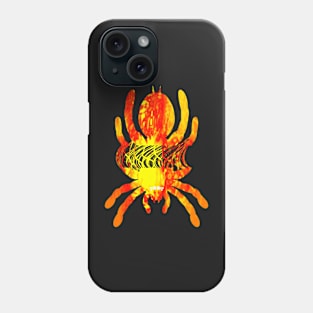 Tarantula Silhouette 59 (Tie Dye) Phone Case