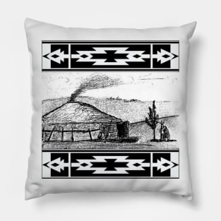 Old School Lodge Pillow