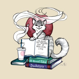 Book Club Kitty T-Shirt