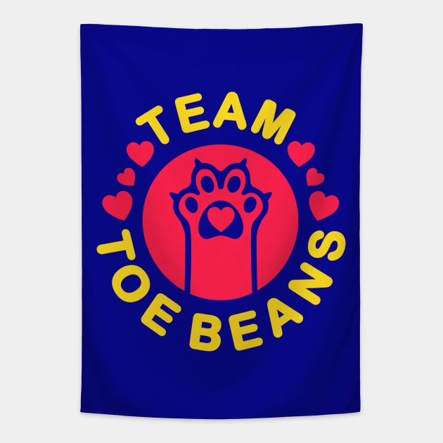 Team Toe Beans Tapestry by machmigo