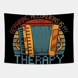 Repairing Accordions Is My Therapy, Accordion Repairing Tapestry