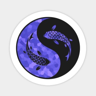 Blue, Koi Fish Lover Magnet