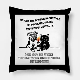 COMMUNITY AND COMRADES Pillow