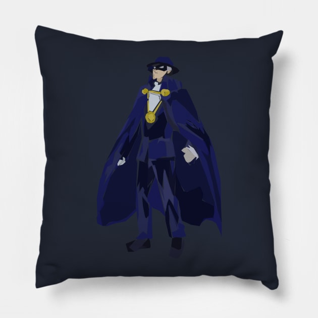 phantom stranger Pillow by Newtegan