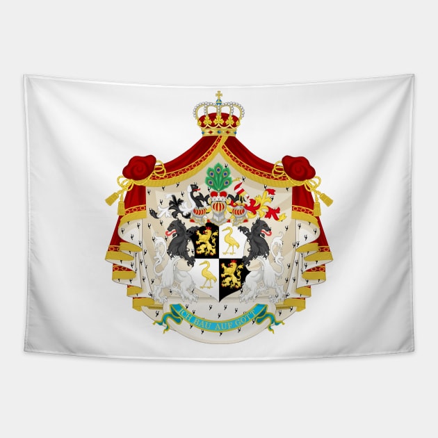 Coat of Arms of the Principality of Reuss-Greiz Tapestry by Flags of the World