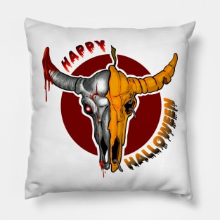 Halloween Skull Pillow