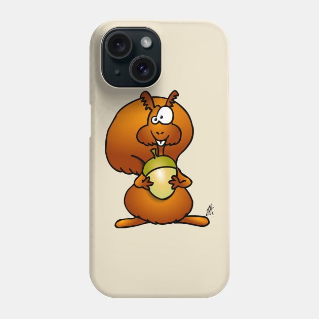 Squirrel Phone Case by Cardvibes