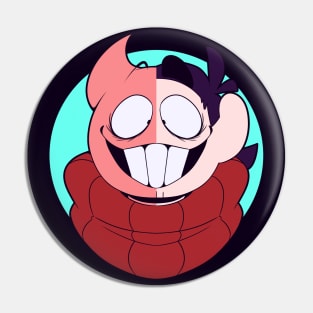 Bob Velseb The Devil Butcher | Split Face Version Pin