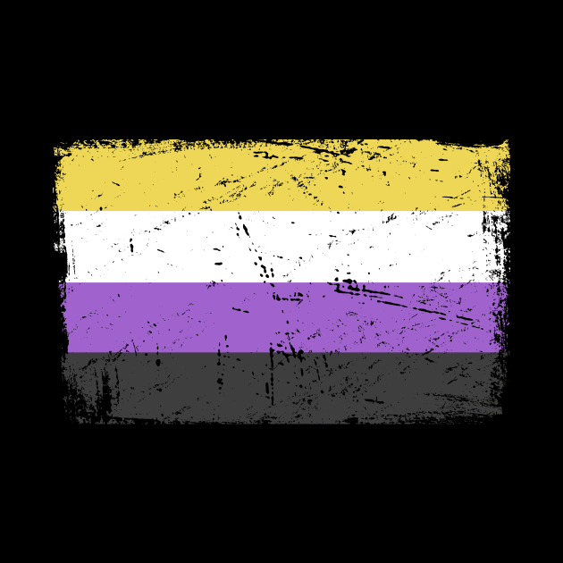 Non-Binary Pride Flag | Gender Identity Genderqueer by Wizardmode